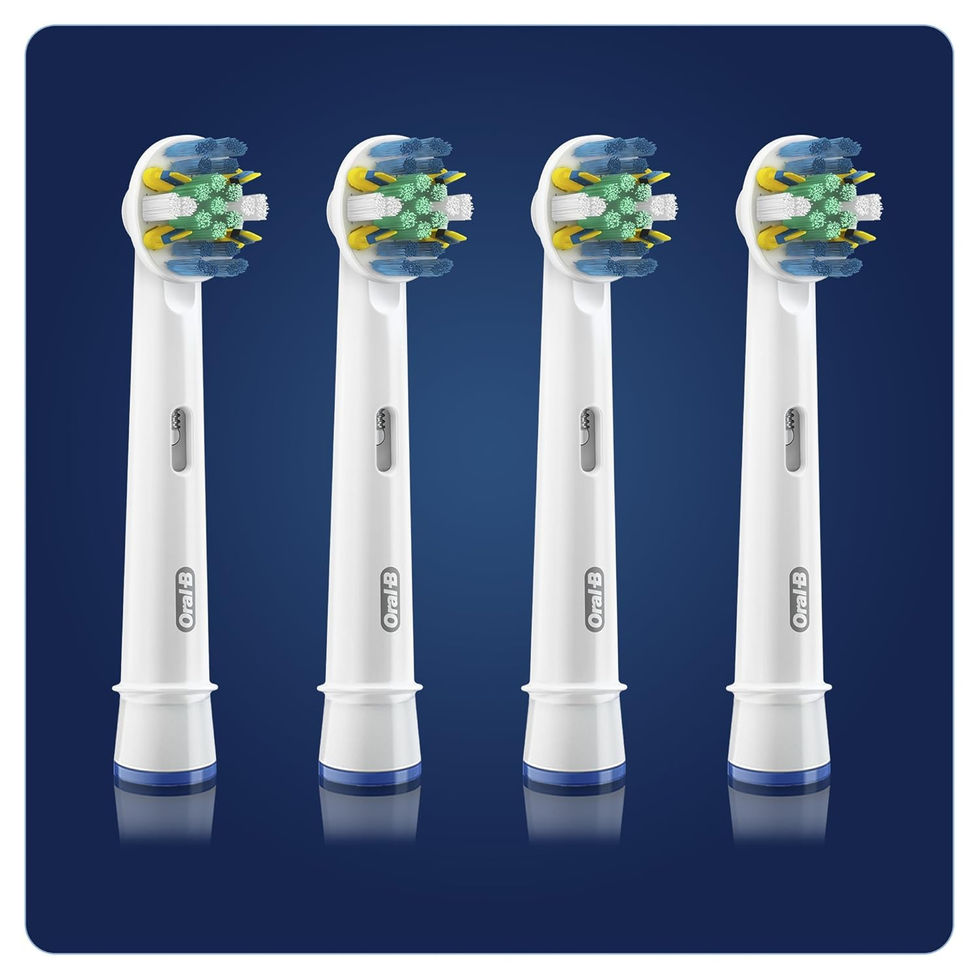 Oral-B Electric Toothbrush Refill Heads with Micro-Pulse Bristles – 4 Pack