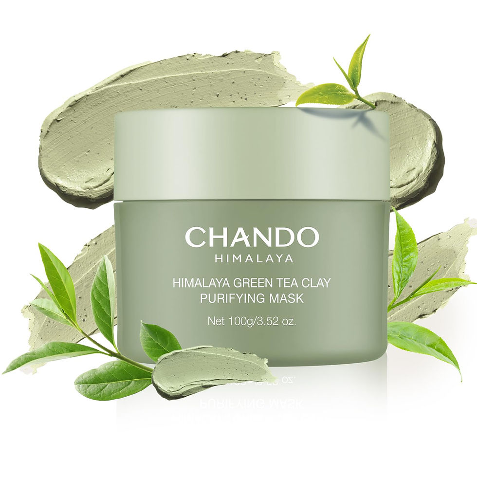 CHANDO HIMALAYA Purifying Green Tea Clay Mask 3.52 fl.oz Front View