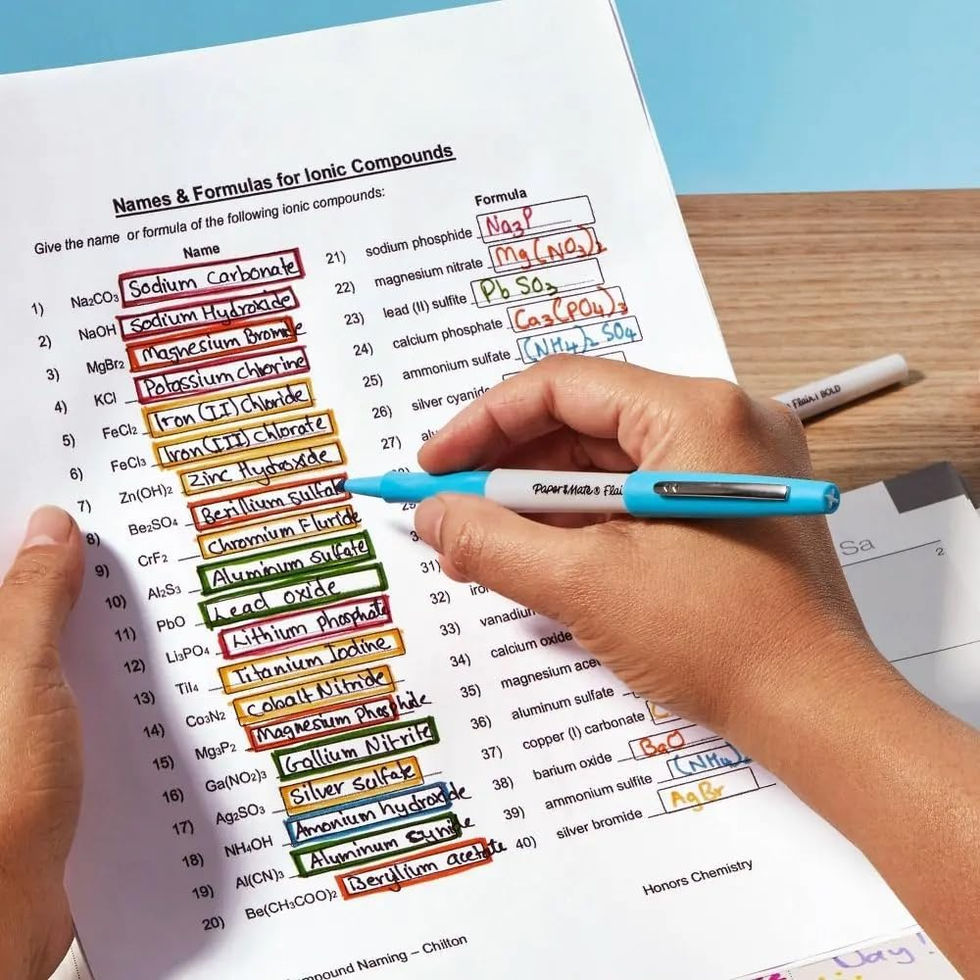 Paper Mate Flair Pens 4 Unique Tip Styles Gift-Ready Packaging