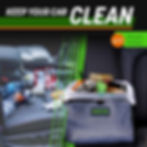 Leakproof Hanging Car Garbage Bin with 20 Trash Bags in Vehicle