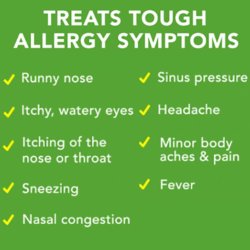 Advil Allergy and Congestion Relief Tablets Packaging Side View