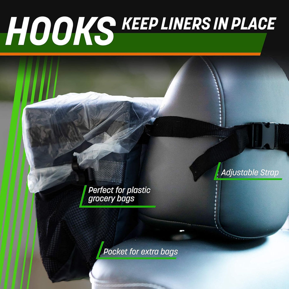 Drive Auto Automotive Trash Can for Car and Truck Interior Organization