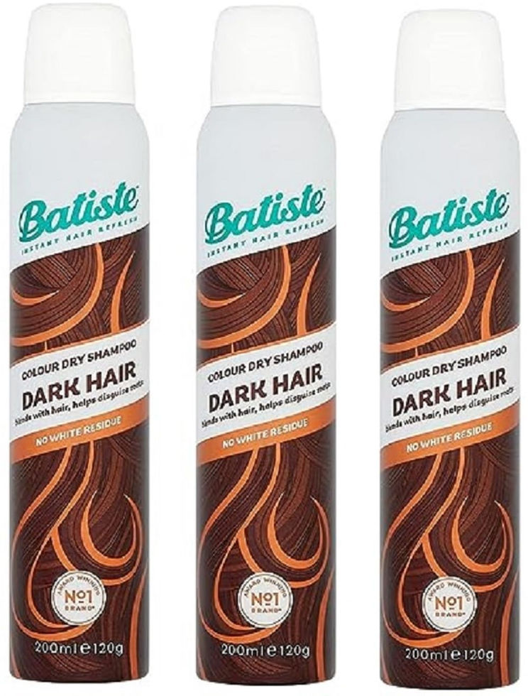 Batiste Dry Shampoo Dark & Deep Brown 6.73 oz Pack of 3 Front View
