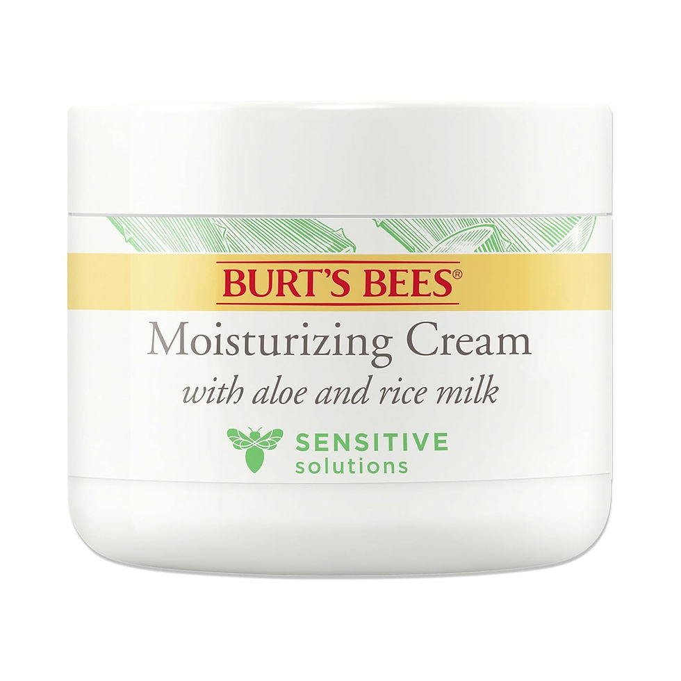 Burt’s Bees Sensitive Moisturizing Cream 3 oz Jar Front View
