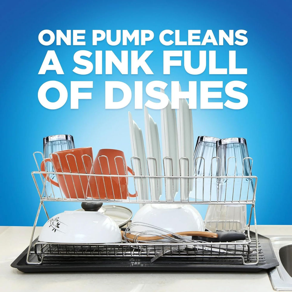 PURPUR Dishwashing Foam Soap & Sponge Set for Tough Grease Messes