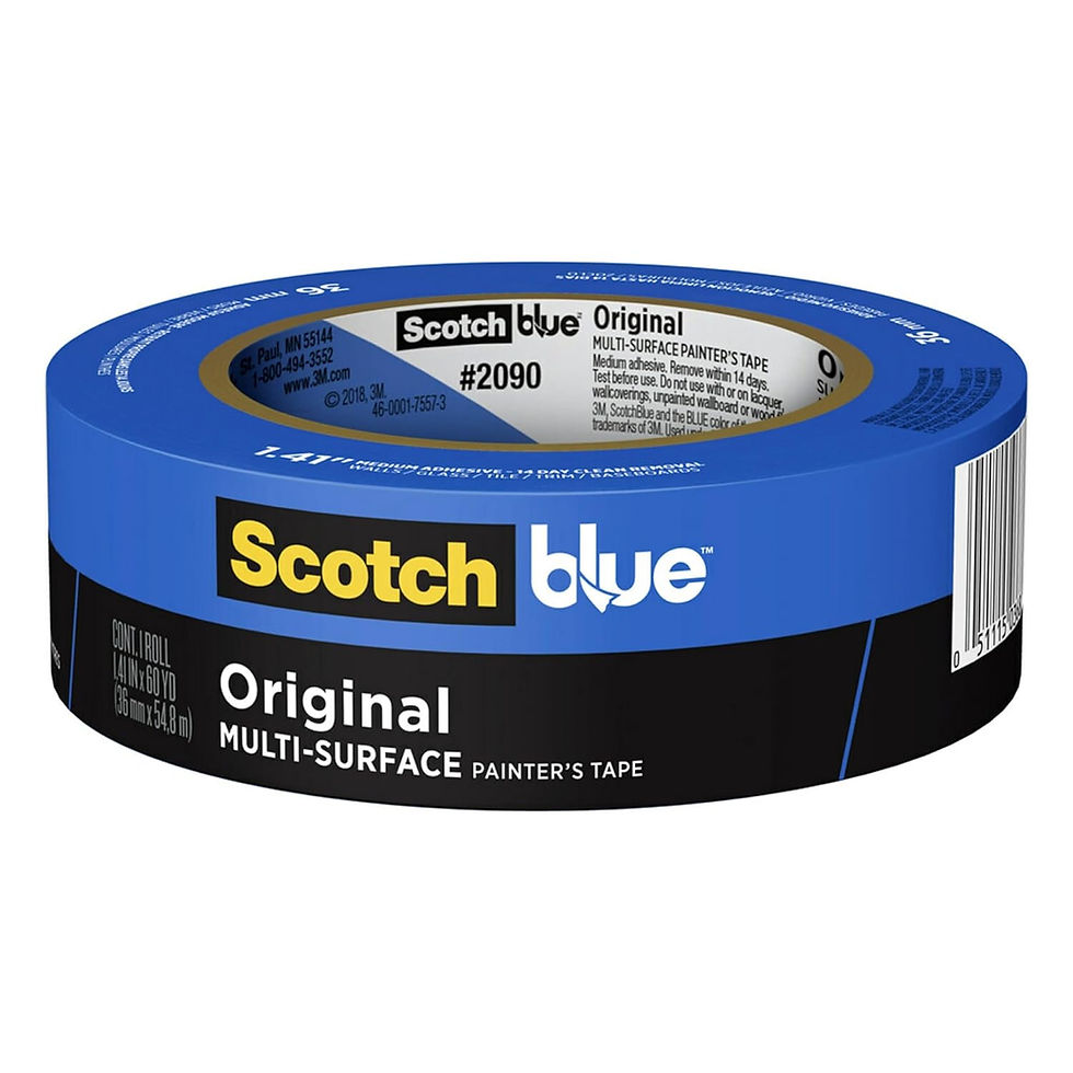 ScotchBlue Original Multi-Surface Blue Paint Tape Box Side Angle