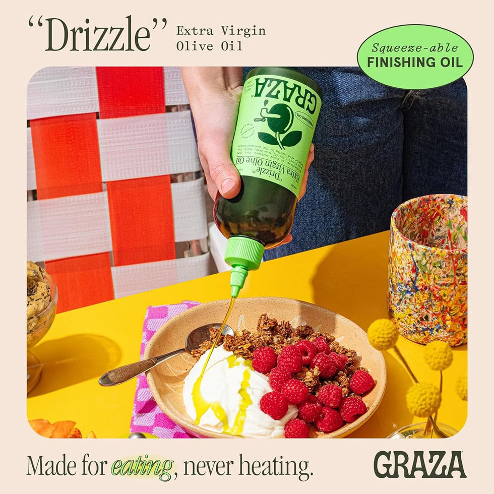 Graza Drizzle Finishing Olive Oil Bottle Back Label Details