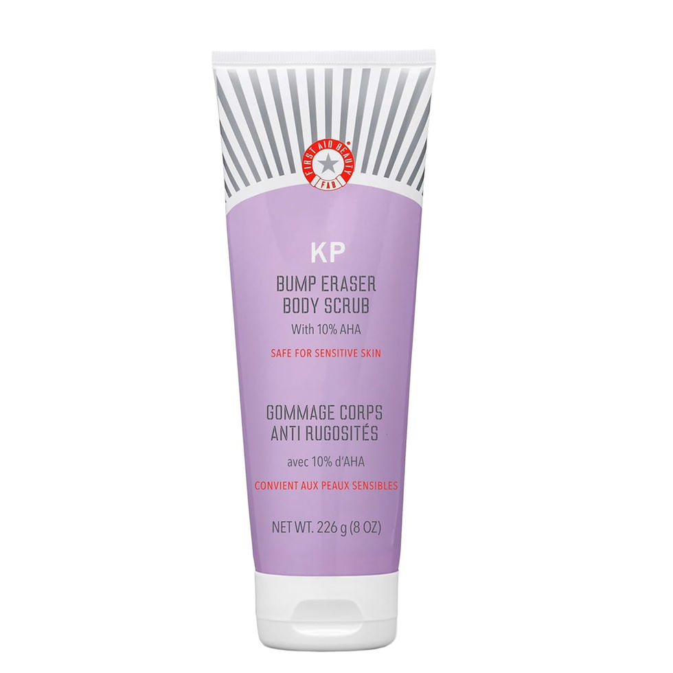 First Aid Beauty KP Bump Eraser Body Scrub 8 oz Tube Front View