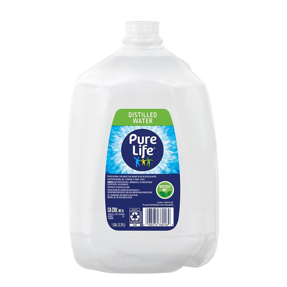 CAMEO Pure Life Distilled Water 1 Gallon Plastic Bottle Front View