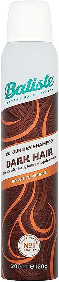 Batiste Dark Hair Dry Shampoo 3 Pack Spray Cans UK Made