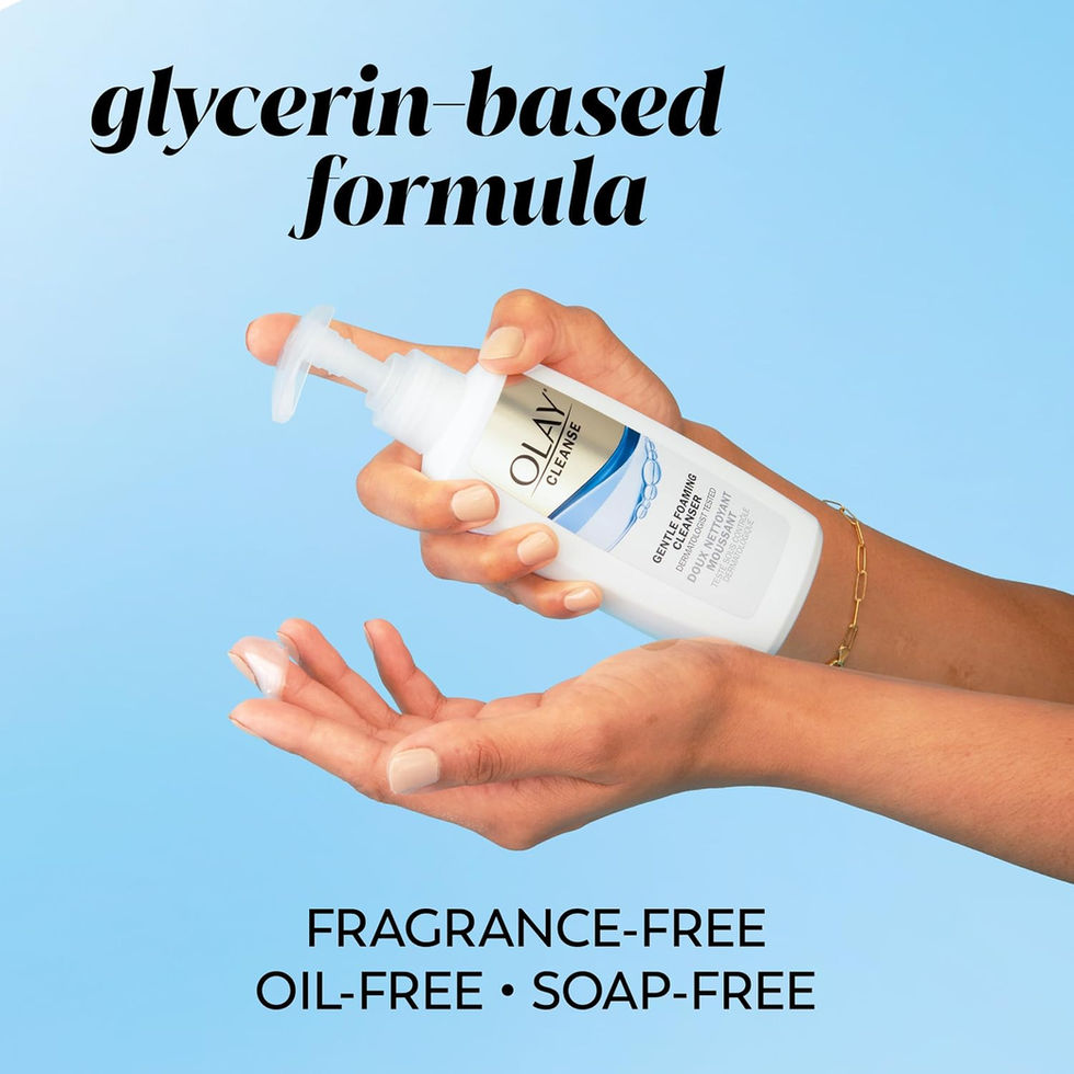 Olay Fragrance-Free Foaming Face Wash Packaging Side Angle – Wholesale Pack