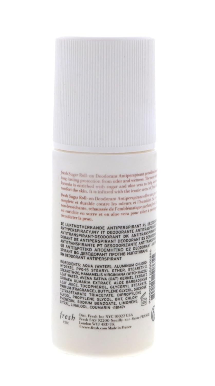 Fresh Sugar Deodorant Roll-On – Side Angle with Label
