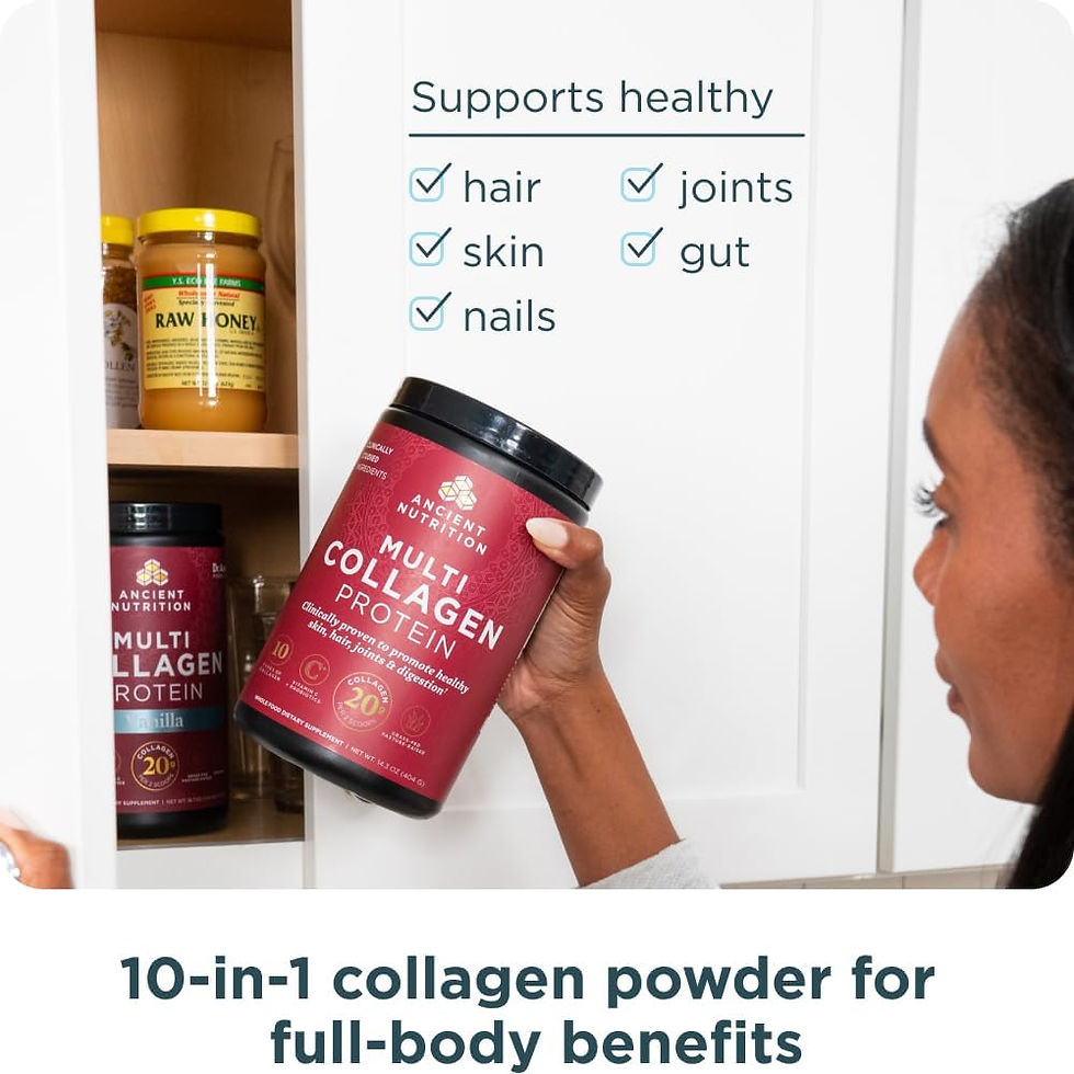 Ancient Nutrition Multi Collagen Protein Powder Packaging Close-Up