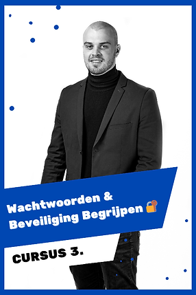 Een foto van de oprichter van Cyberwiseseniors. de foto is een cover image voor de cursus Wachtwoorden & Beveiliging begrijpen. Dit is de tweede cursus van Cyberwiseseniors.