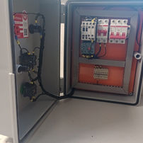 Quadro elétrico de comando de bombas