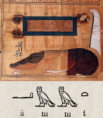 "Guts" and "I HAVE TAKEN ON THE NAME OF AMMIT".