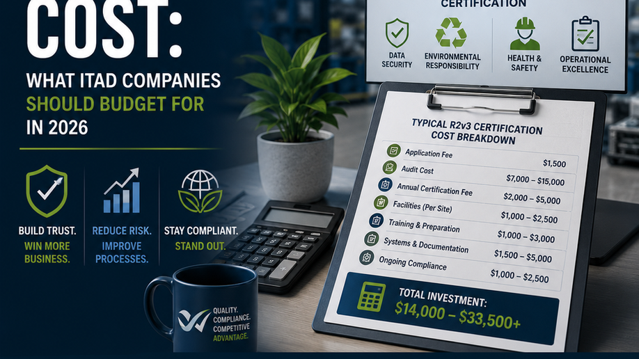 R2v3 Certification Cost: What ITAD Companies Should Budget For in 2026