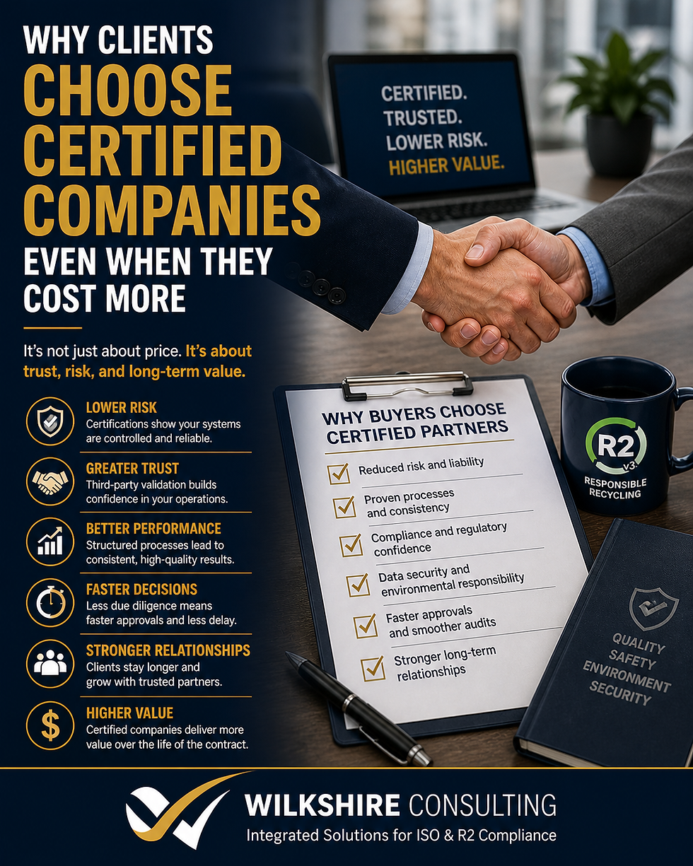 Why Clients Choose Certified Companies (Even When They Cost More)