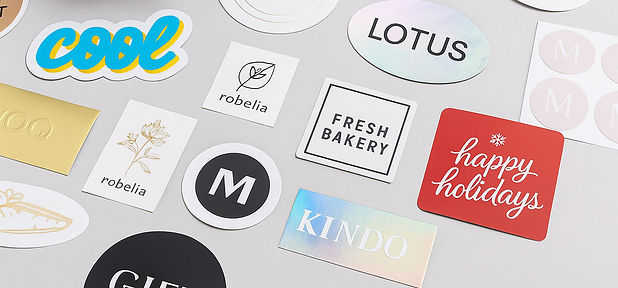 Custom printed seal stickers for elegant packaging