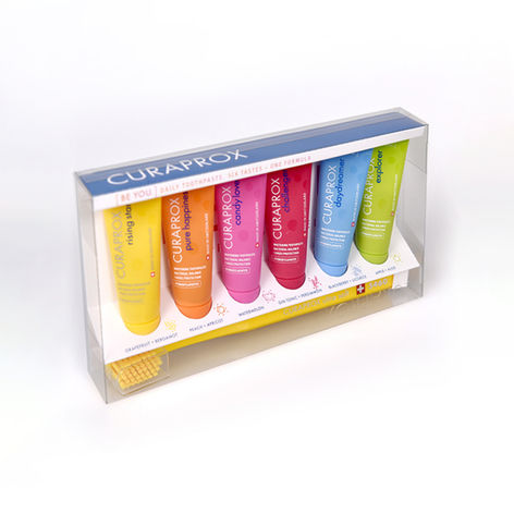 Clear PET transparent folding box for retail packaging