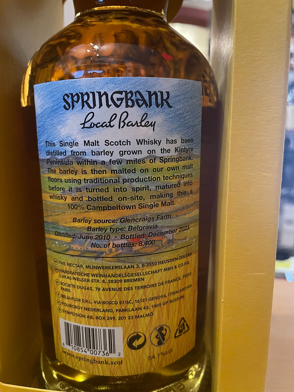 Miniaturbild: Springbank 13Jahre Local Barley single Malt Scotch Whisky 2024
