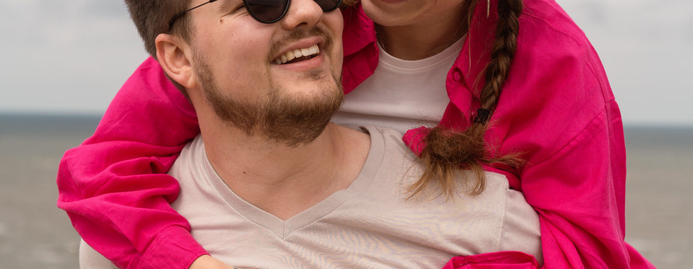 Pärchenfotos Kurztrip Strand