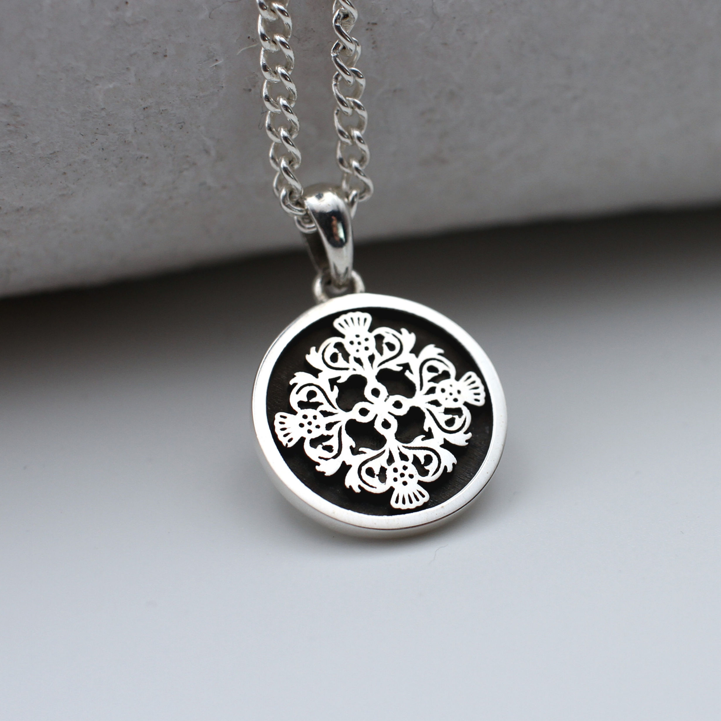 Scottish Thistle Pendant