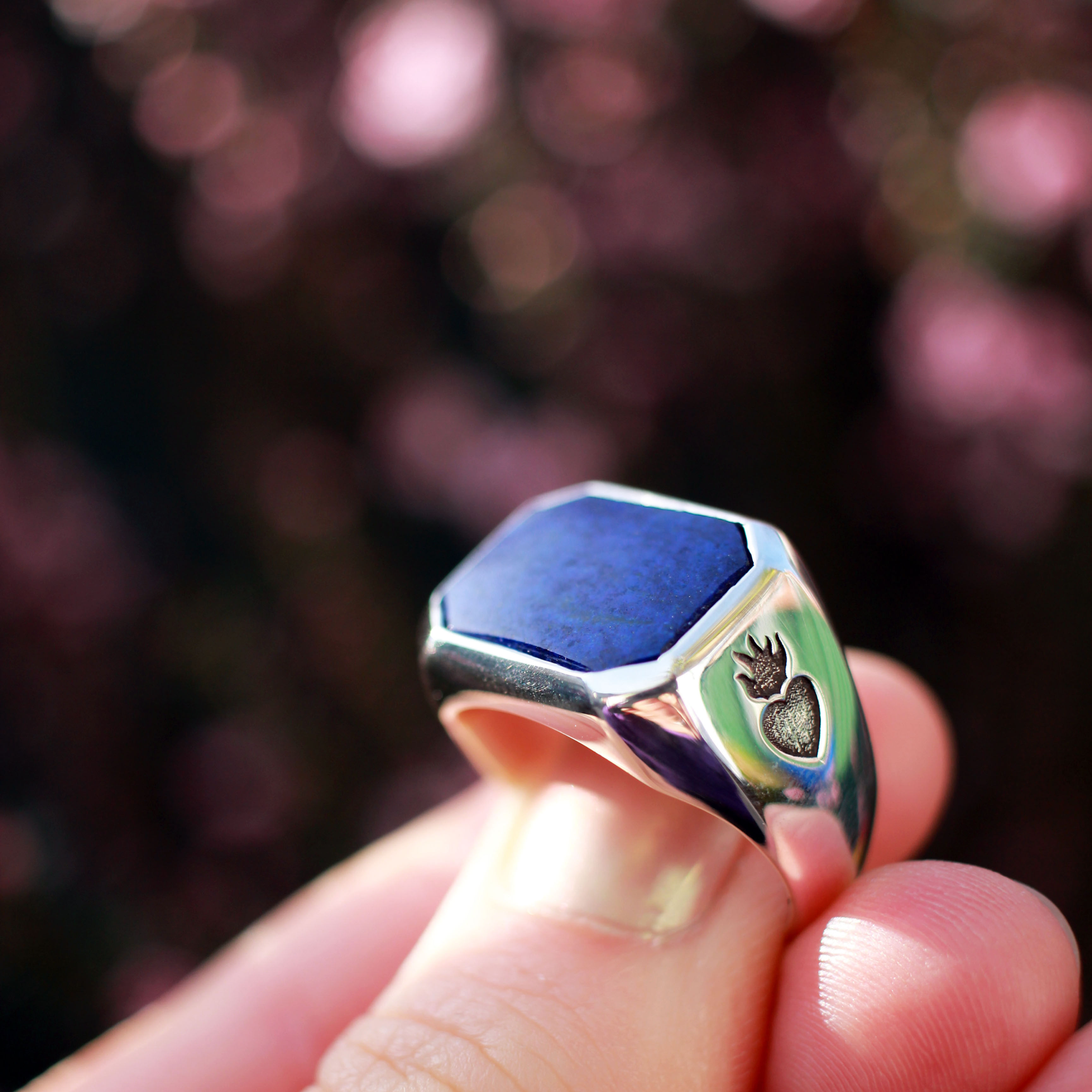 Lapis Lazuli Signet Ring
