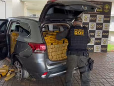 DOF apreende SUV com mais de 1 tonelada de maconha em Dourados