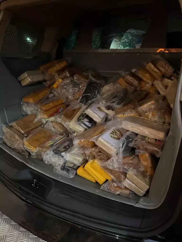 Apreensão de maconha em carro durante o ano (Foto: Divulgação)