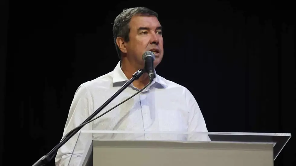 Governador Eduardo Riedel (PP). (Leo de França, Jornal Midiamax)