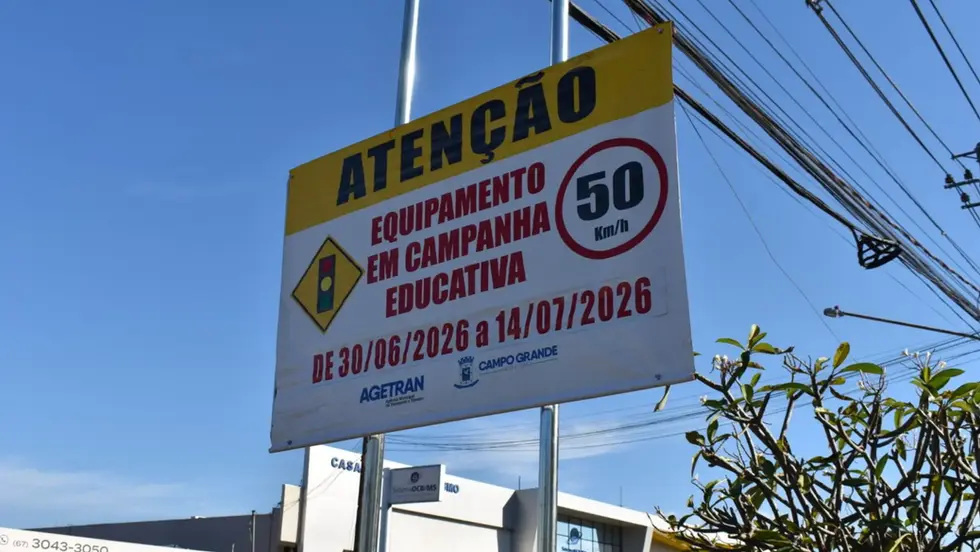 Novos radares de Campo Grande iniciam período educativo nesta terça-feira