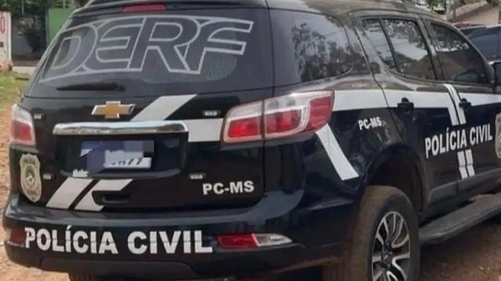 Homem foi preso por equipe da Derf nesta quarta-feira (18). (Foto: Divulgação PCMS)