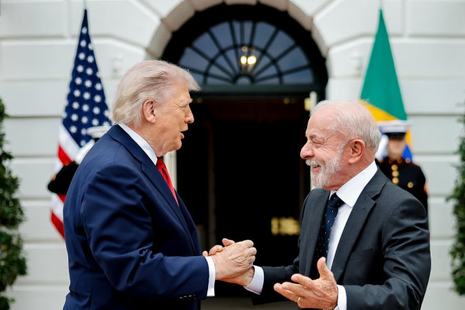 Após encontro na Casa Branca, Trump diz que Lula é ‘um bom homem e inteligente’