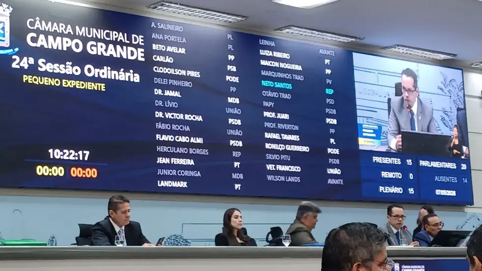 Com pressão para asfalto, Câmara de Campo Grande aprova LDO de R$ 7,2 bilhões para 2027