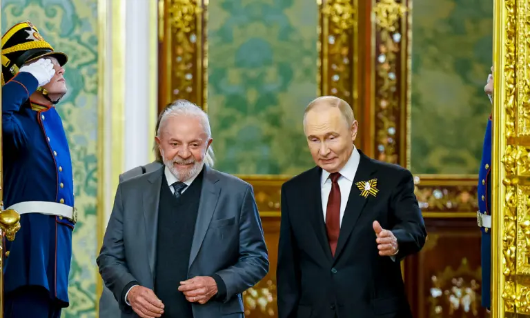 Relações Rússia-Brasil se desenvolvem com sucesso, diz Putin em mensagem a Lula sobre 7/9
