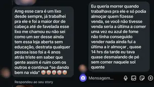 Funcionárias de perfumaria defendem patrão acusado de ficar de cueca no trabalho