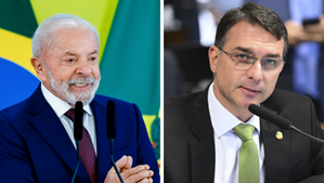 Datafolha: Lula e Flávio aparecem empatados com 45% das intenções de voto no 2º turno