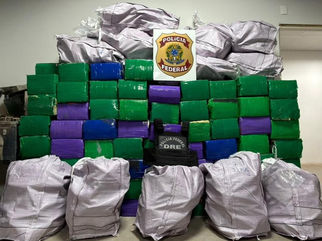 PF apreende 1,9 tonelada de maconha na região de Novo Horizonte/SP