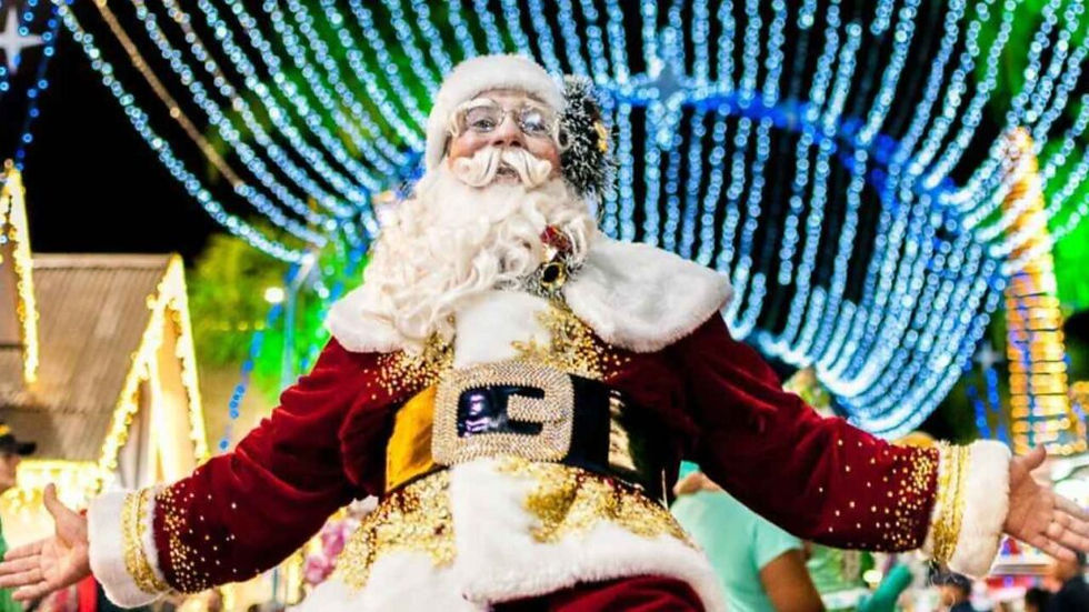 Natal é sinônimo de Papai Noel e sua turma. (Foto: Divulgação/PMCG)