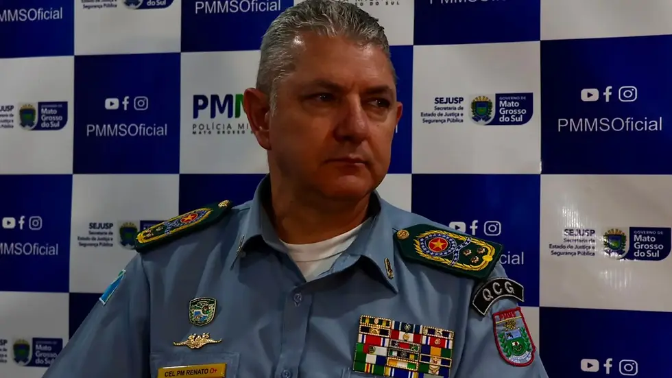 Comandante-geral da PMMS, coronel Renato dos Anjos Garnes. (Foto: Pietra Dorneles, Jornal Midiamax)
