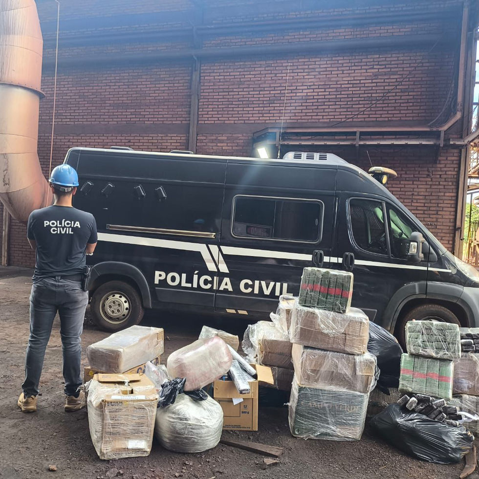 Polícia Civil incinera meia tonelada de entorpecentes em Ribas do Rio Pardo