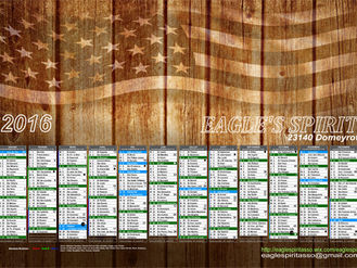 CALENDRIER EAGLE'S SPIRIT 2016