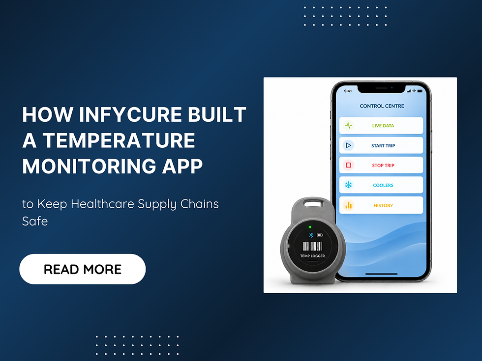 How Infycure Built a Temperature Monitoring App to Keep Healthcare Supply Chains Safe