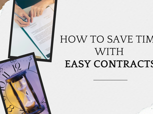 How Easy Contracts Save Time and Resources