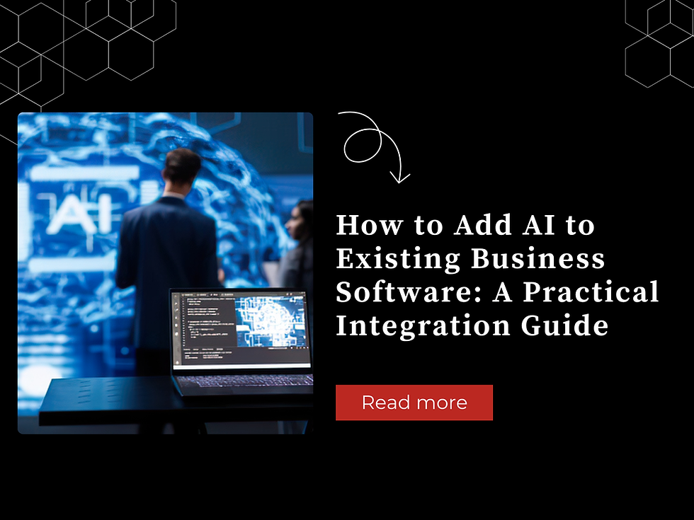 How to Add AI to Existing Business Software: A Practical Integration Guide
