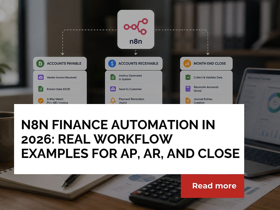 n8n Workflow Examples for Finance Teams: AP, AR and Close (2026)