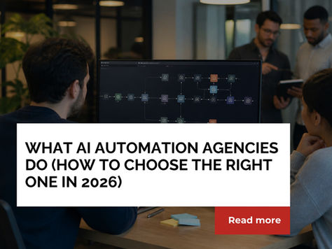 What AI Automation Agencies Do (How to Choose the Right One in 2026)