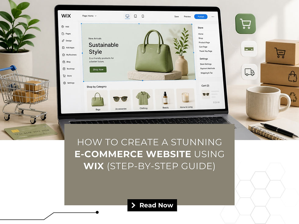 How to Create a Stunning E-commerce Website Using Wix
