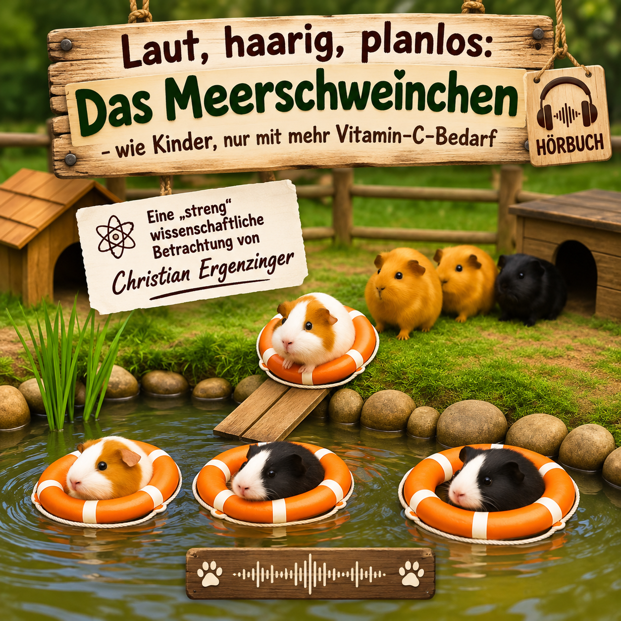 Hörbuch: „Laut, haarig, planlos: Das Meerschweinchen